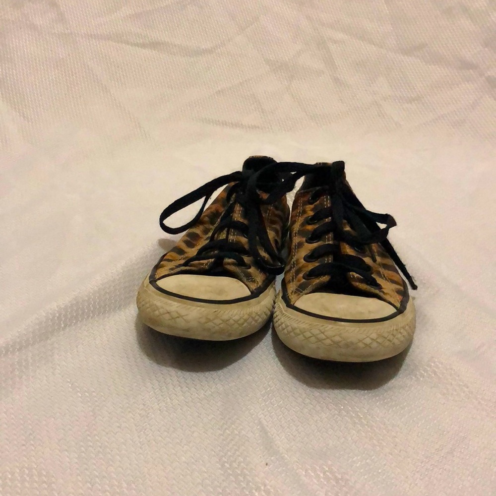 Leopard Print Chuck Taylors